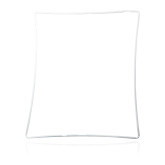 3-iPad 2 LCD Screen Middle Frame White