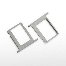 21-iPhone 5 Nano Sim Card Tray Silver Original