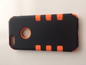 ORANGE 3-layer rugged rubber shockproof skin case cover