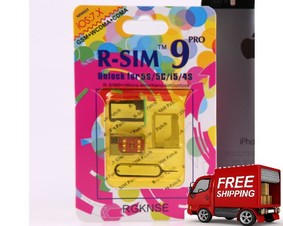 Genuine R-SIM 9 PRO Unlock card for iPhone 5/5S/5C/4S 3G GSM/WCDMA iOS7.x(FREE SHIPPING- ONLY WITHIN US)