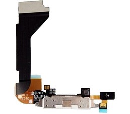23-iPhone 4 Dock Connector Flex Cable White Original