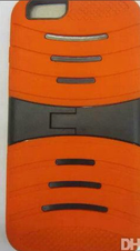ORANGE Hybrid Hard Soft Shockproof Case Cover with Kickstand
