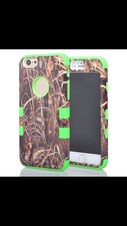 Hibryd  camouflage/Green case cover