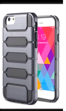 GRAY Rubber armor hybrid protect impact hard case cover
