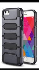 BLACK Rubber armor hybrid protect impact hard case cover