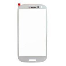 Samsung i9300 Galaxy S3 White Front Glass Lens