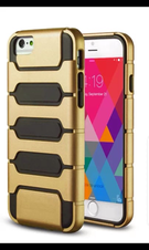 GOLD Rubber armor hybrid protect impact hard case cover